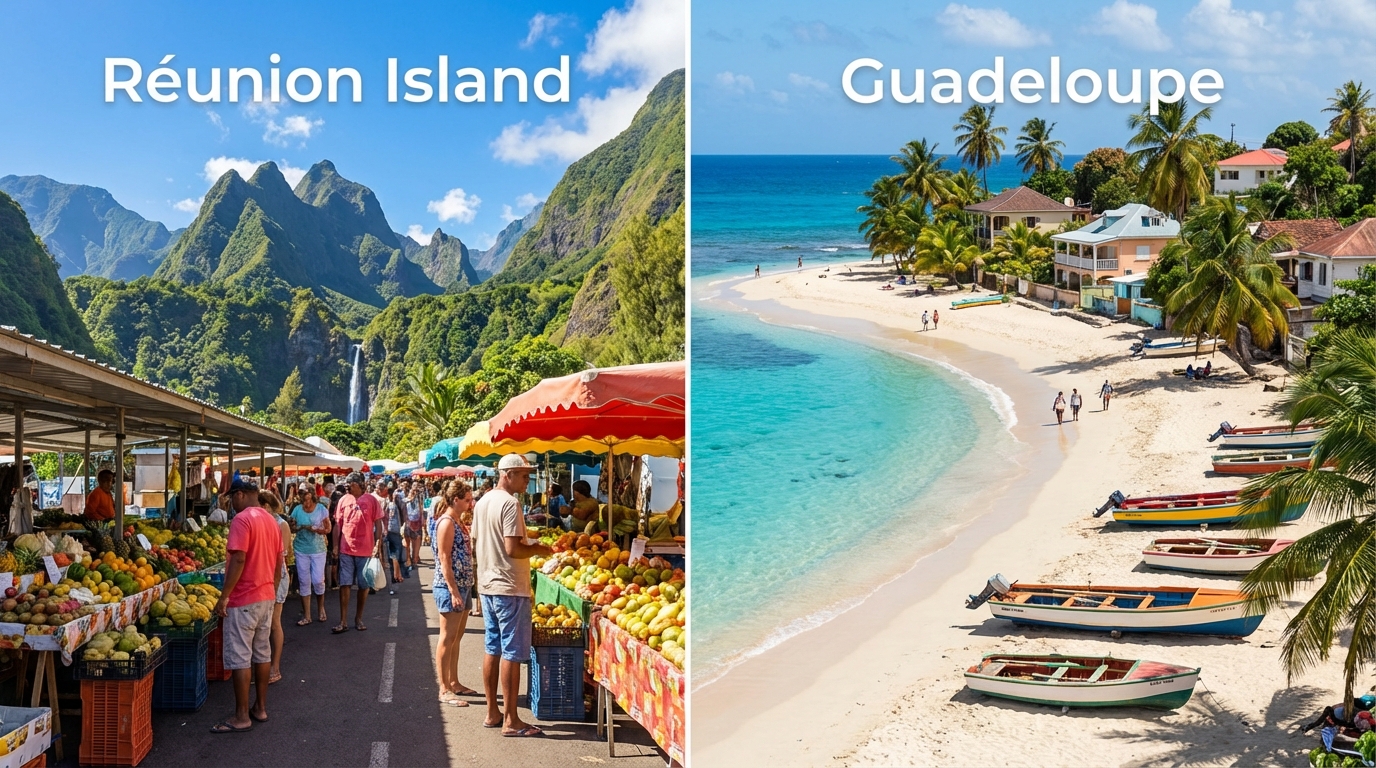 découvrez un comparatif honnête entre la réunion et la guadeloupe pour vous aider à choisir l'île idéale où vivre, en tenant compte du climat, du coût de la vie, de la culture et des opportunités.