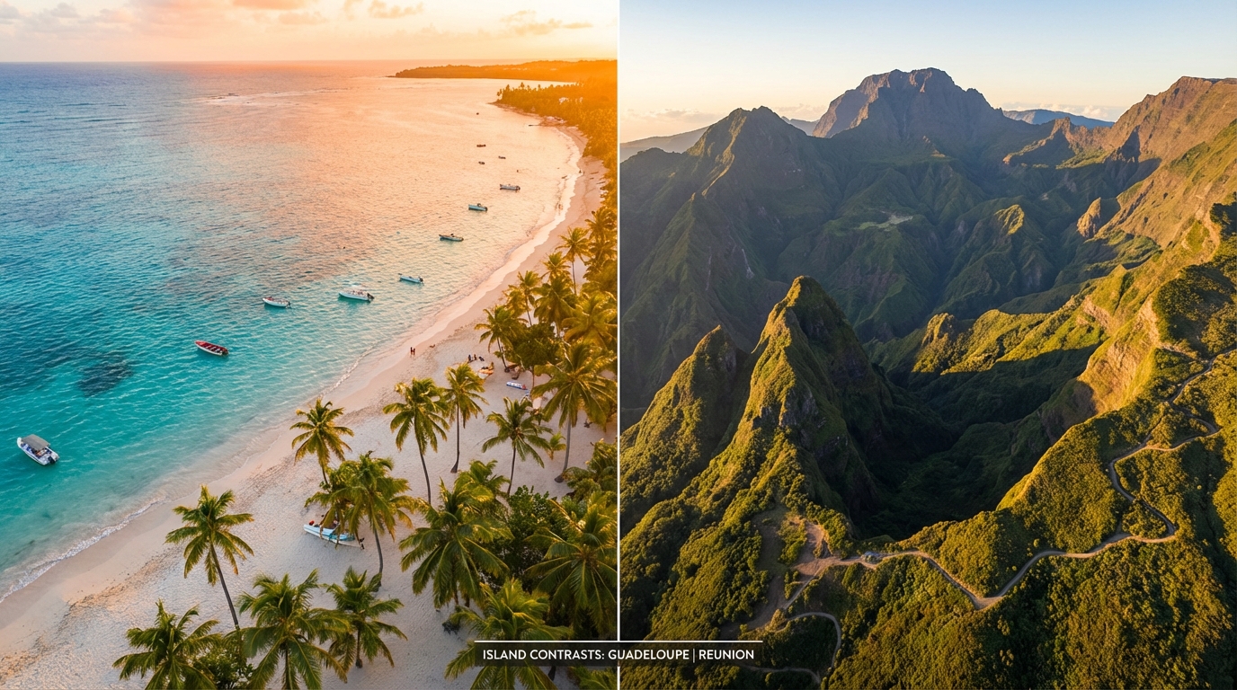 découvrez un comparatif honnête entre la réunion et la guadeloupe pour vous aider à bien choisir votre île où vivre, en prenant en compte le climat, le coût de la vie, la culture et les opportunités.