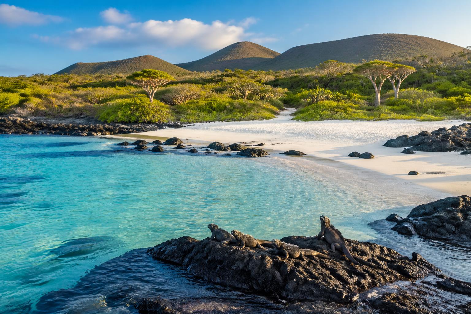 découvrez les incontournables de santa cruz aux îles galápagos avant d'explorer les autres îles : paysages uniques, faune exceptionnelle et sites incontournables à ne pas manquer.