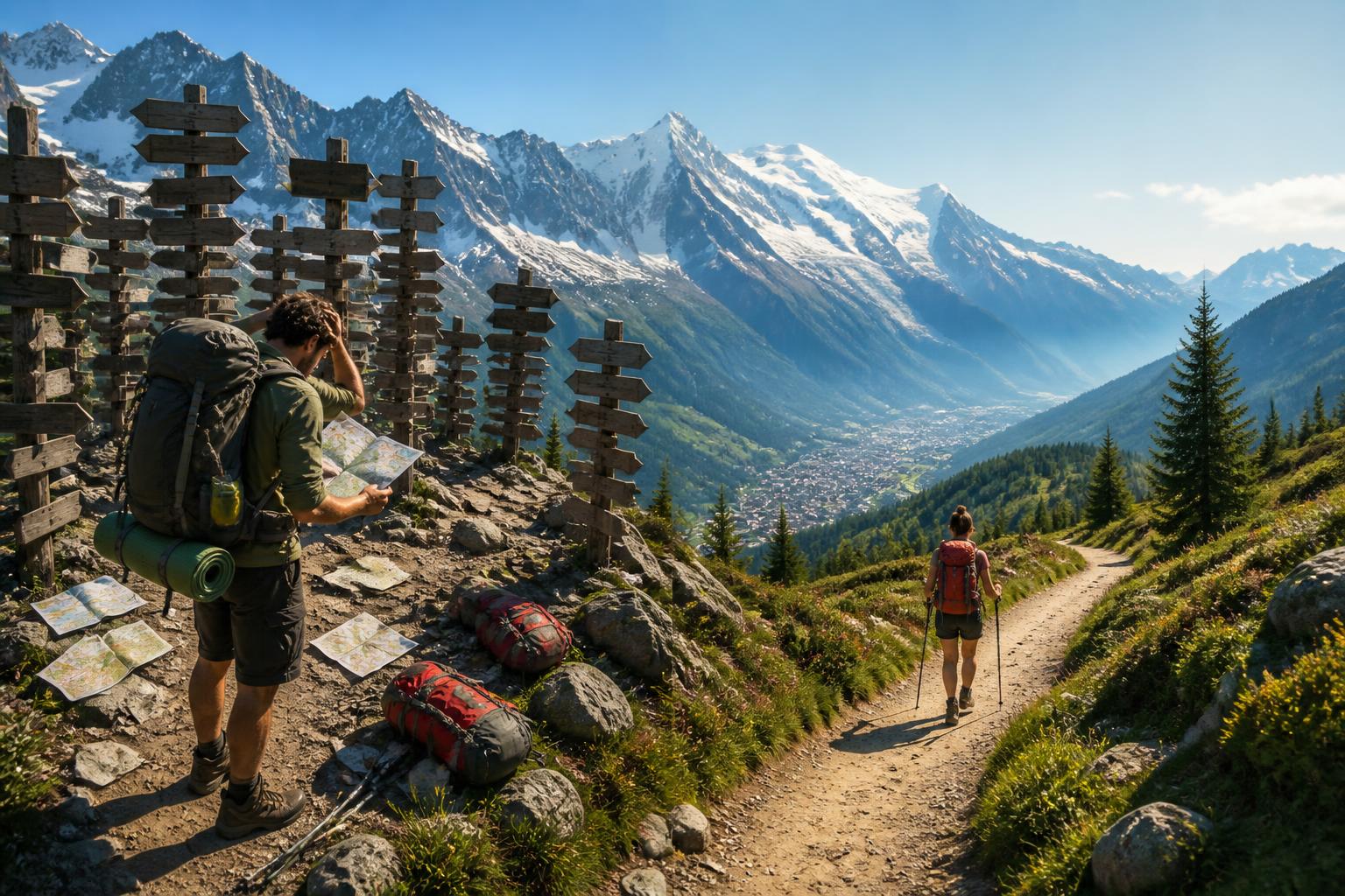 découvrez pourquoi le « tout faire » à chamonix peut être un piège et suivez notre itinéraire recommandé pour profiter pleinement de vos aventures en montagne.