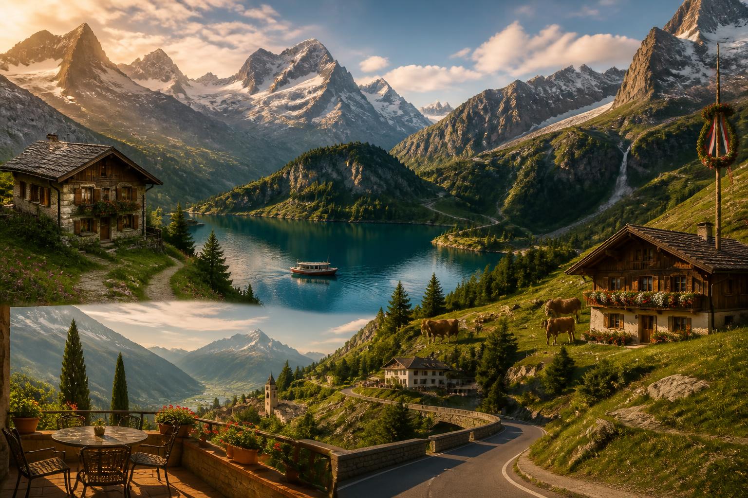 découvrez les alpes en 14 jours à travers 4 pays avec un itinéraire unique alliant paysages époustouflants, cultures variées et aventures inoubliables.