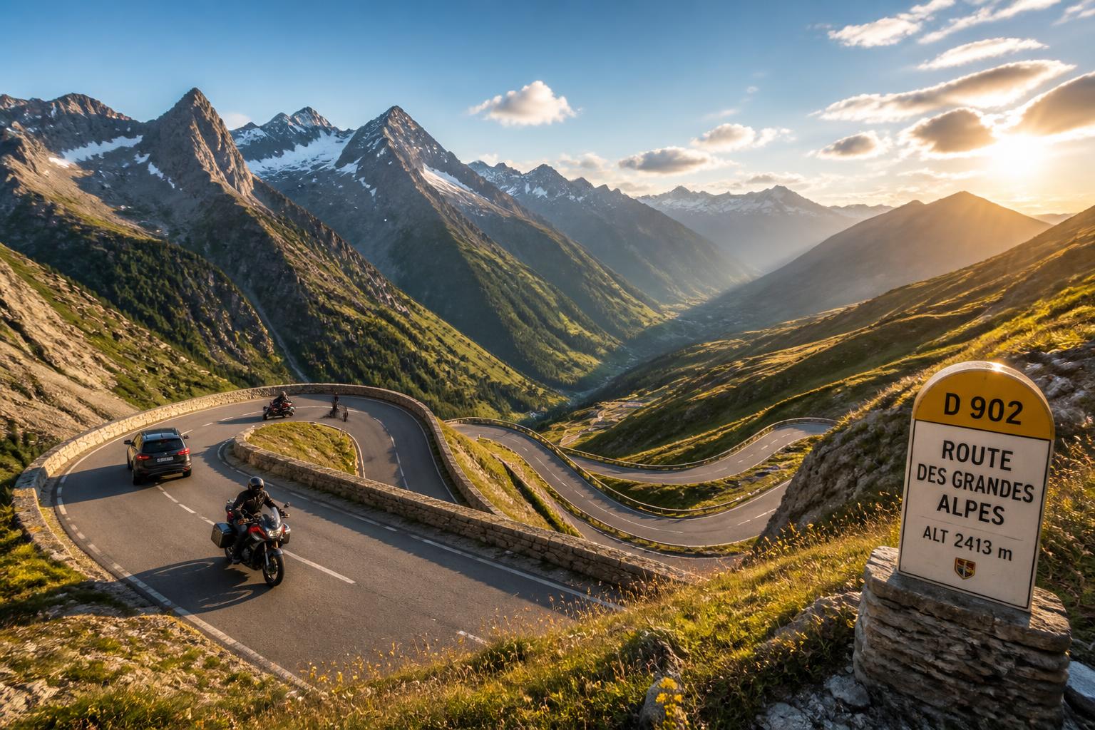 découvrez la route des grandes alpes jour par jour et ses 17 cols emblématiques. un itinéraire incontournable pour les passionnés de montagne et de cyclisme.