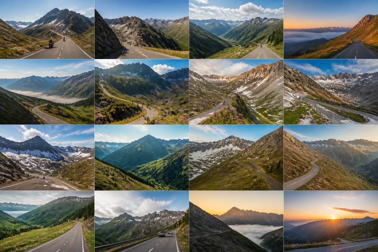 découvrez la route des grandes alpes jour par jour avec les 17 cols emblématiques à franchir pour une aventure inoubliable à travers les paysages majestueux des alpes.
