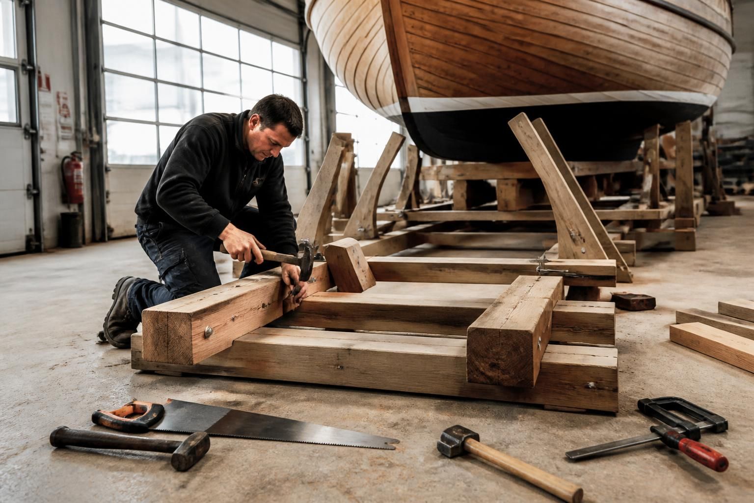 découvrez une méthode pratique et sécurisée pour fabriquer un ber de bateau, assurant un soutien optimal de la coque lors des travaux ou du stockage.
