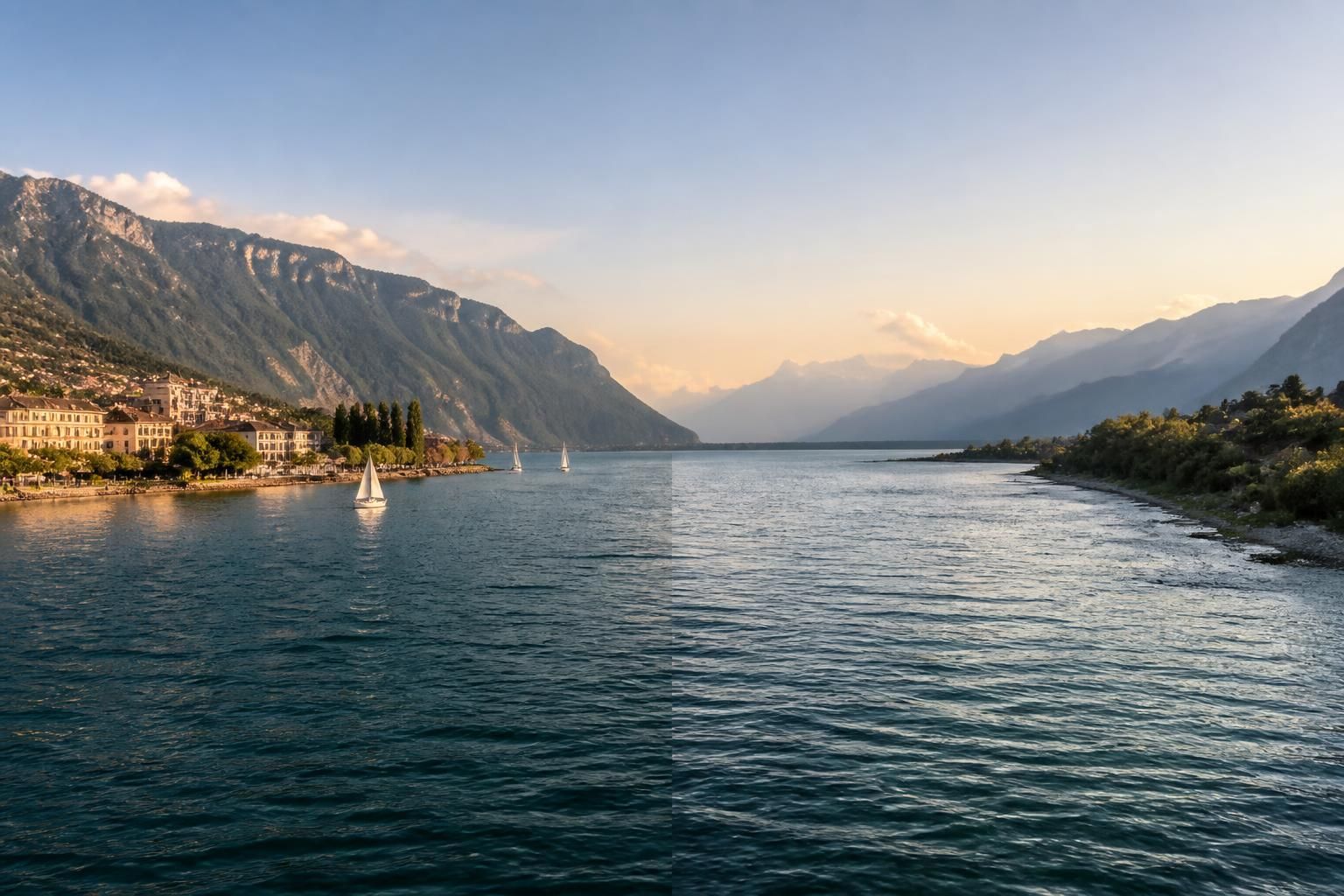 découvrez les différences surprenantes entre le côté suisse et le côté français du lac léman, avec des détails que personne ne vous a révélés.