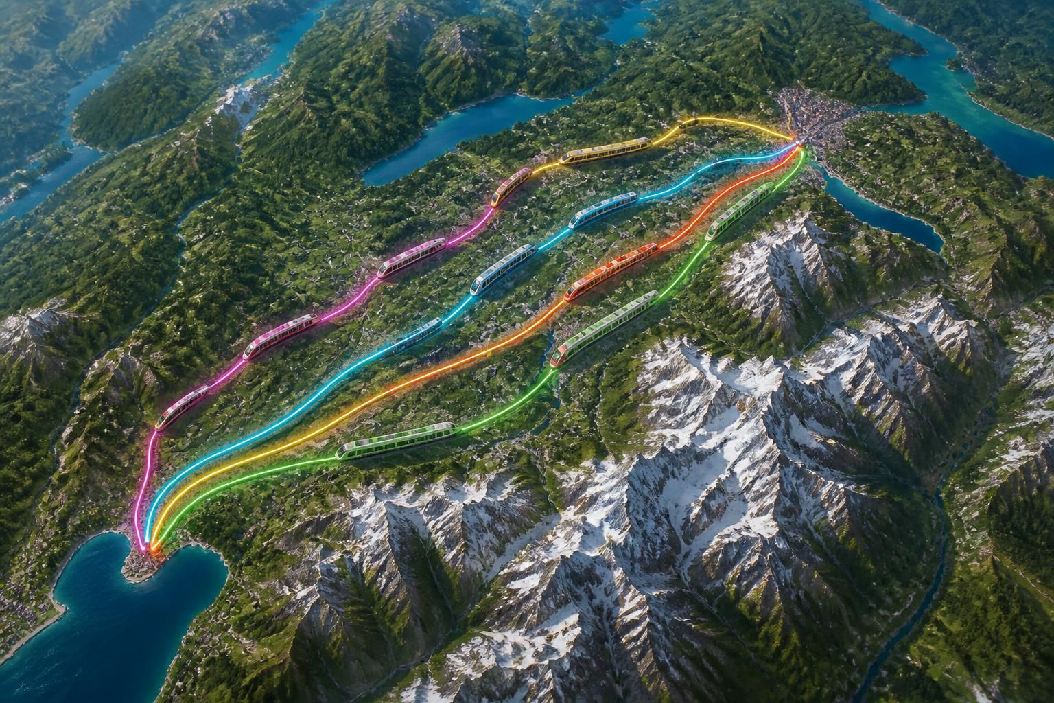 découvrez 5 itinéraires en train pour voyager de genève à zurich et traverser la suisse en toute sérénité. conseils pratiques et options de trajets détaillées.